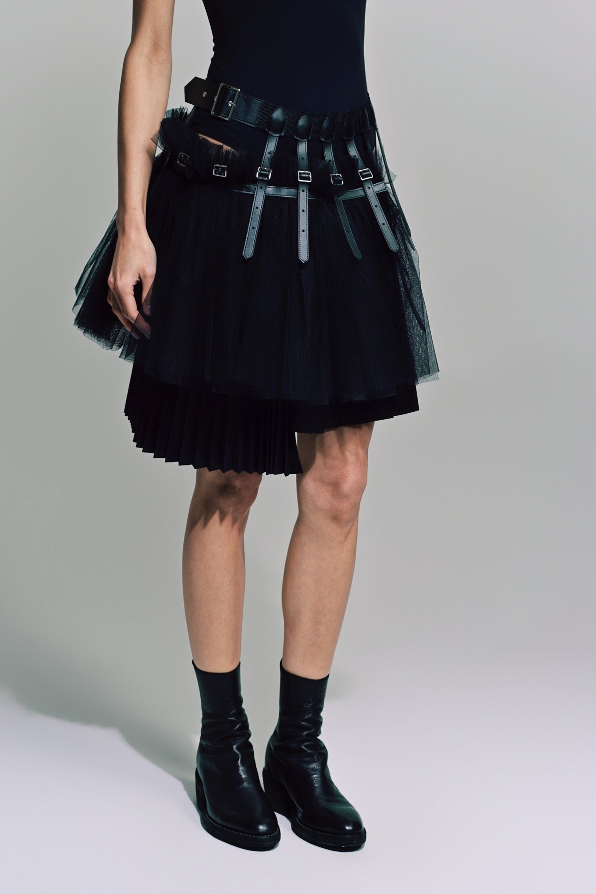 NOIR KEI NINOMIYA | LAYERED TULLE SKIRT - MAXFIELD LA
