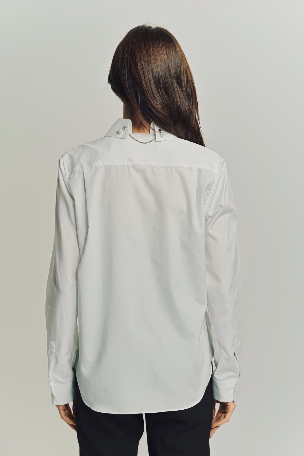 NOIR KEI NINOMIYA | COTTON BROAD LONG SLEEVE SHRT