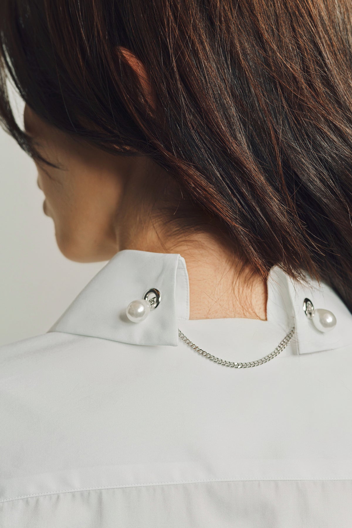 NOIR KEI NINOMIYA | COTTON BROAD LONG SLEEVE SHRT