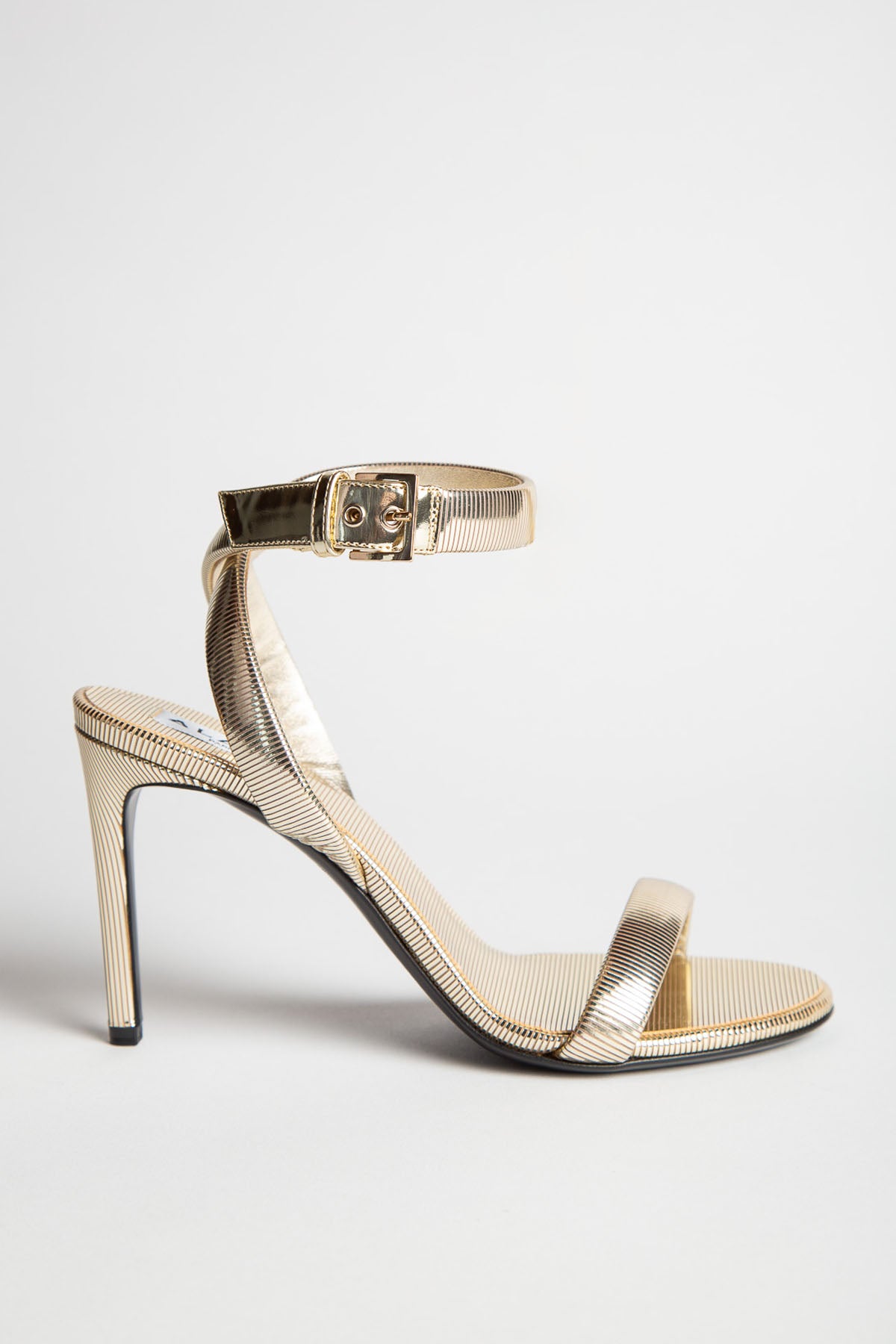 ALAÏA | GOLD LEATHER SANDALS