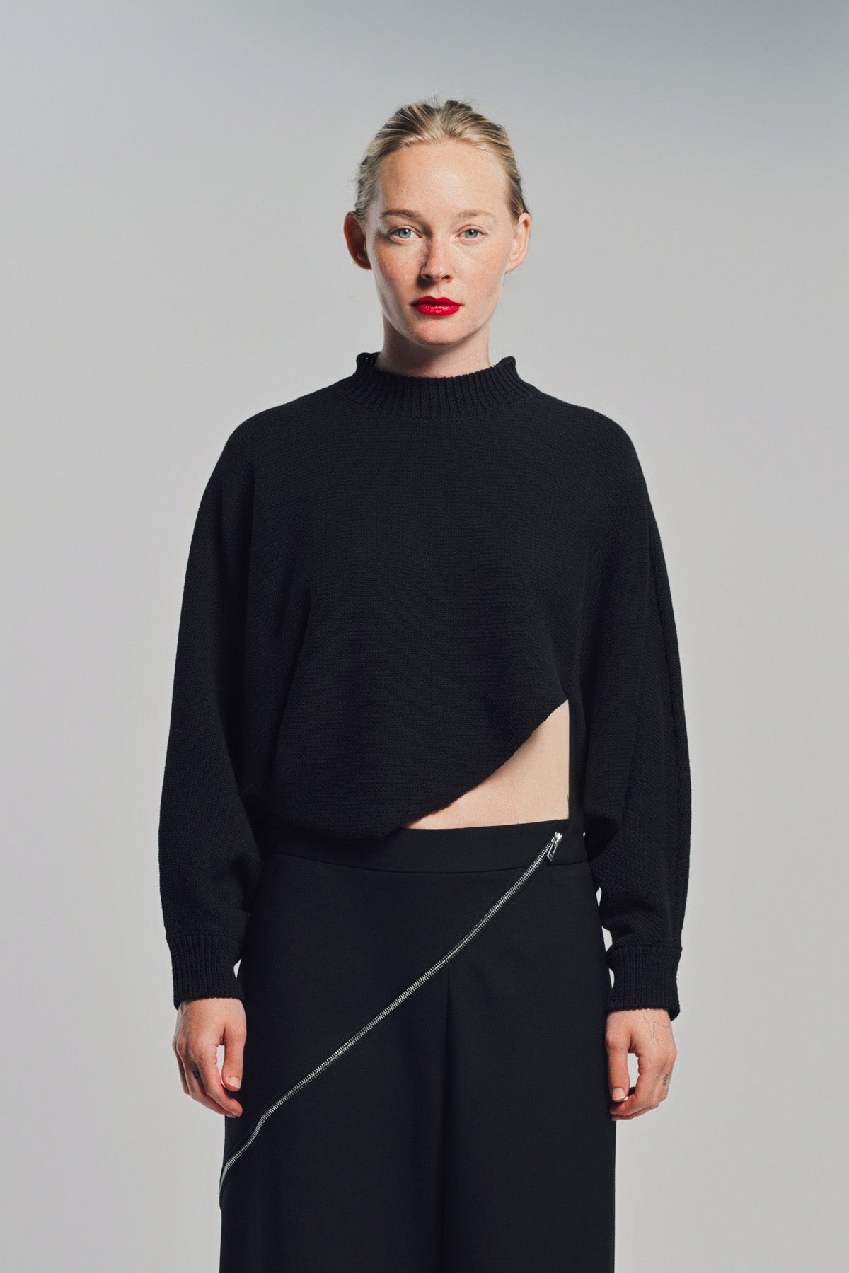 ALAÏA | ASYMMETRIC SWEATER