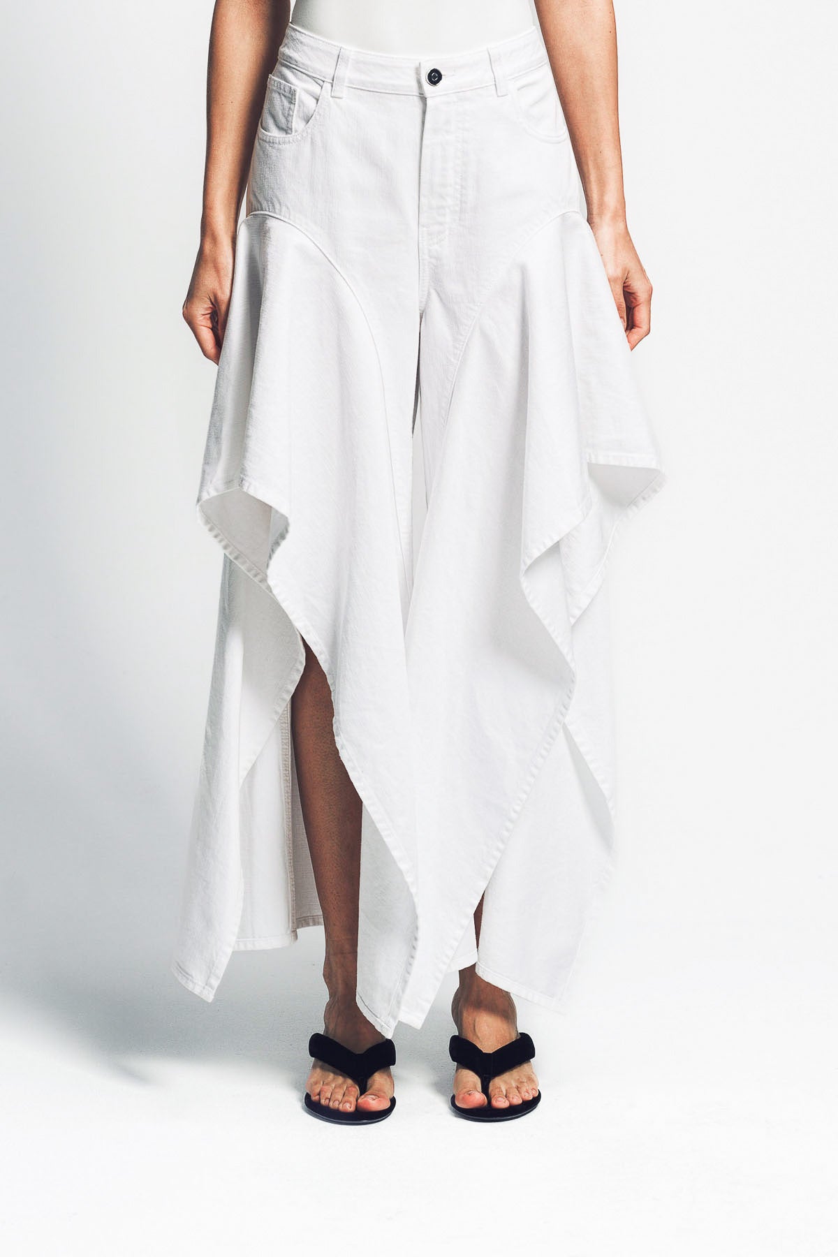 ALAÏA | RUFFLE JEANS