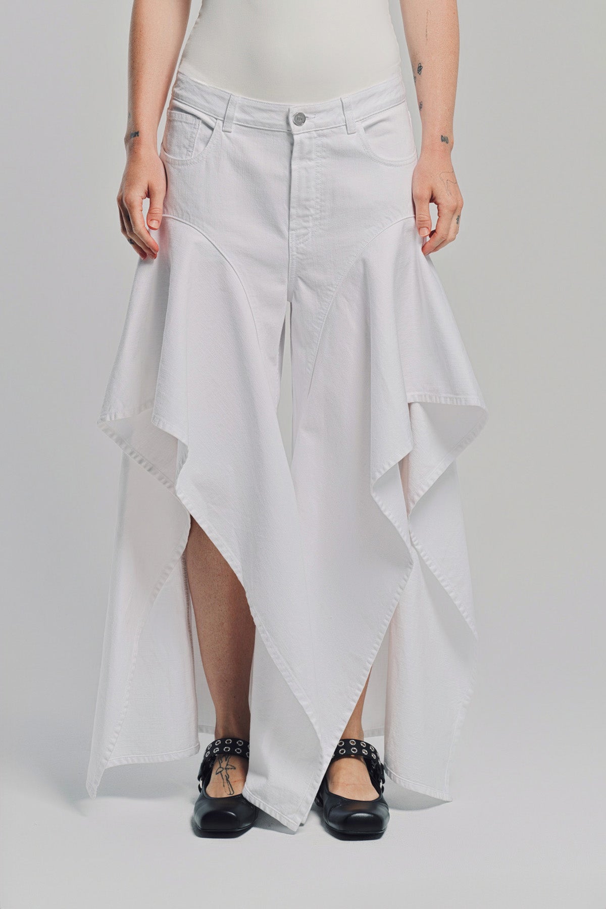 ALAÏA | RUFFLE JEANS