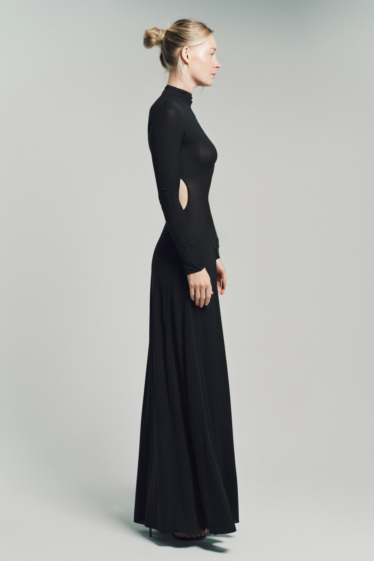 ALAÏA | FLARED LONG SLEEVE BODYSUIT