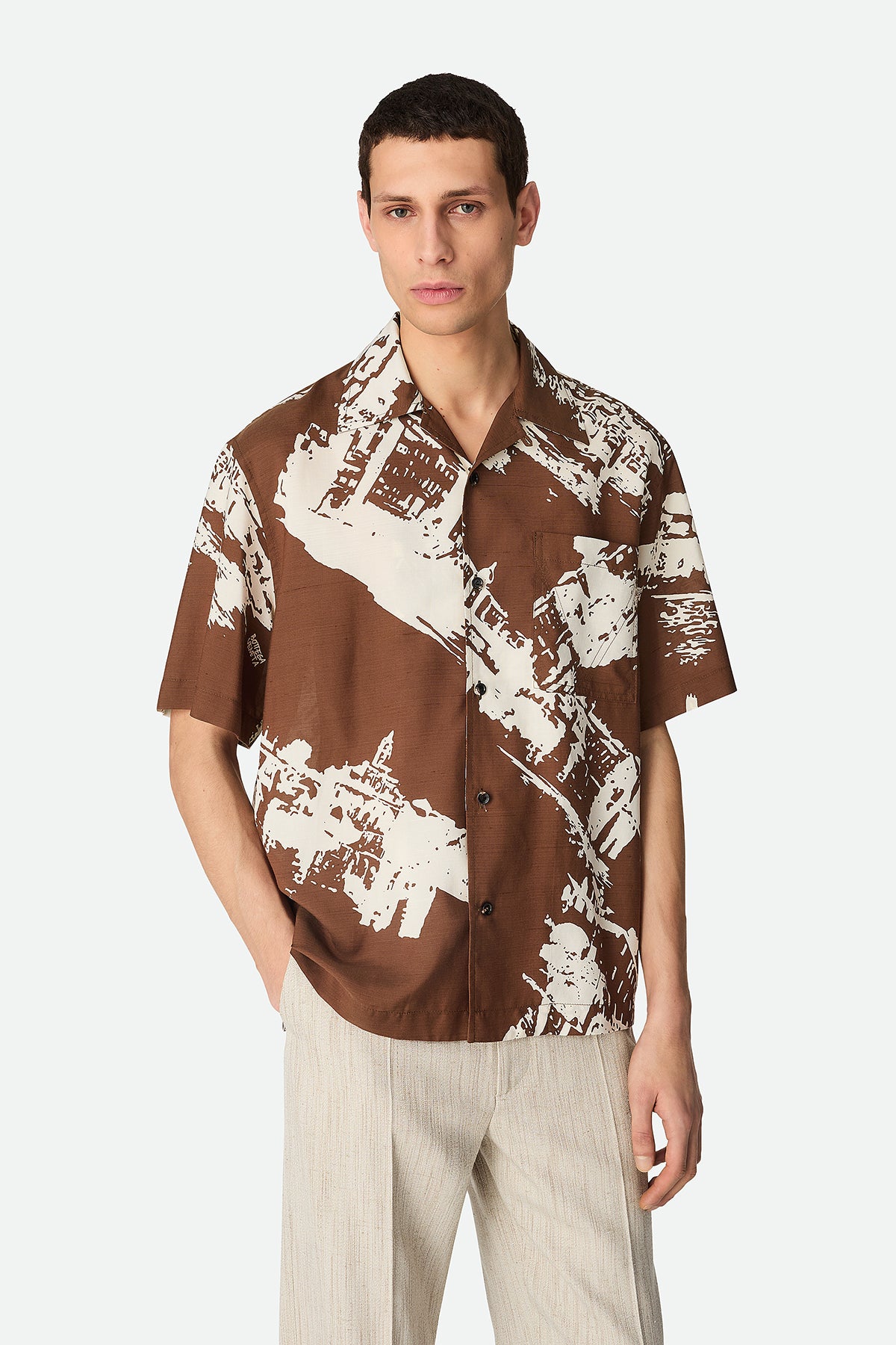 BOTTEGA VENETA | ITALIAN POSTCARD SILK SHIRT