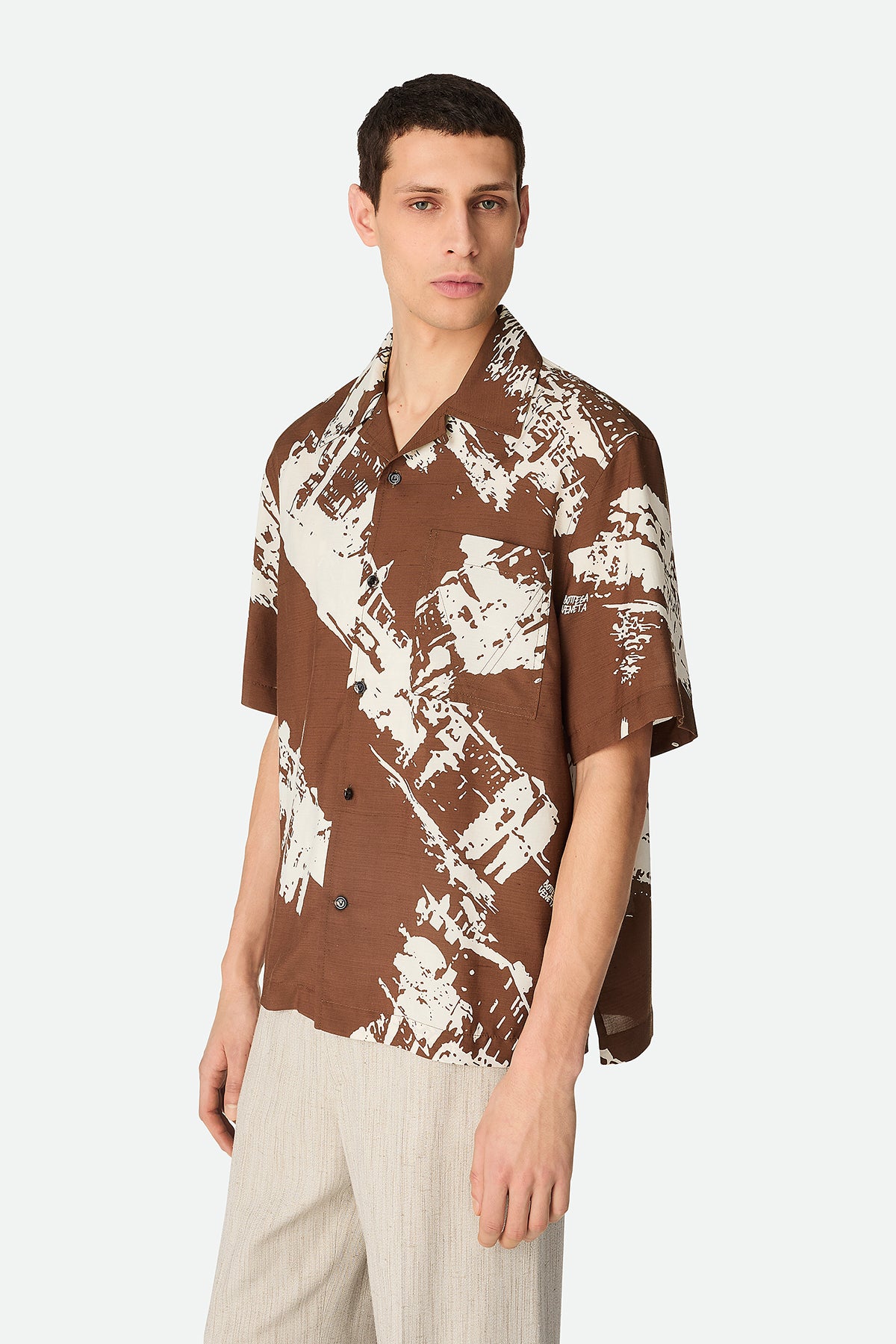 BOTTEGA VENETA | ITALIAN POSTCARD SILK SHIRT