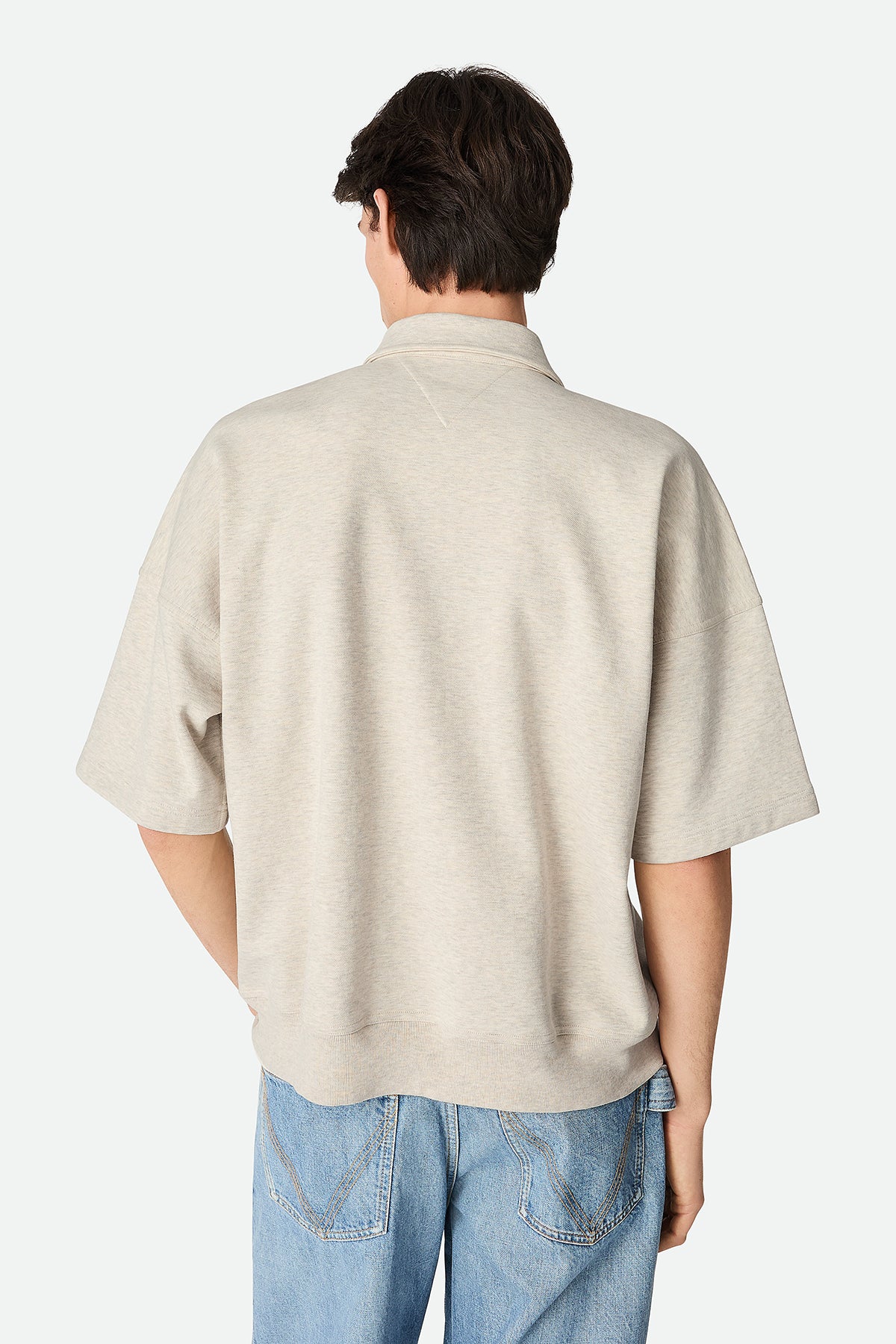 BOTTEGA VENETA | DOUBLE COTTON MELANGE POLO