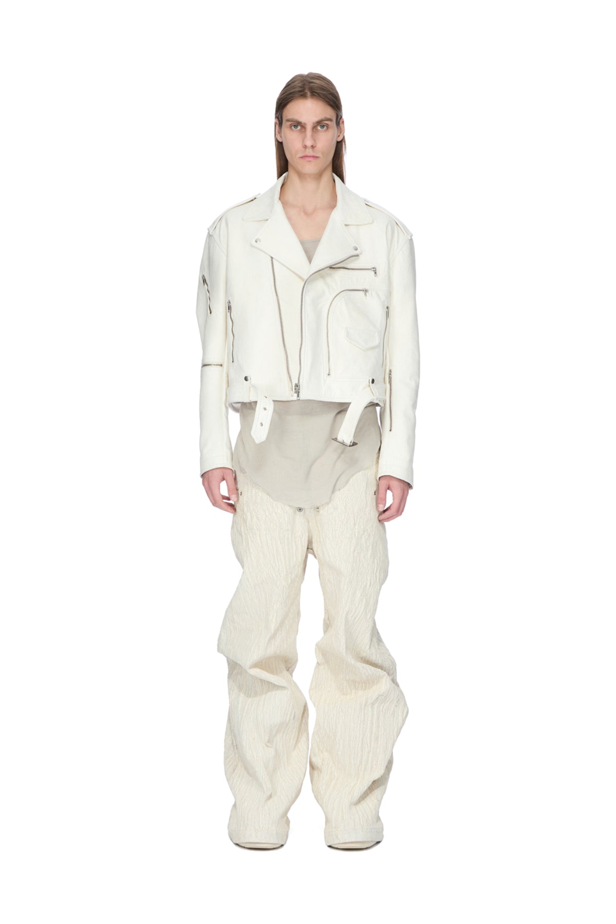 RICK OWENS | CROPPED JUMBO BAUHAUS STOOGES JACKET