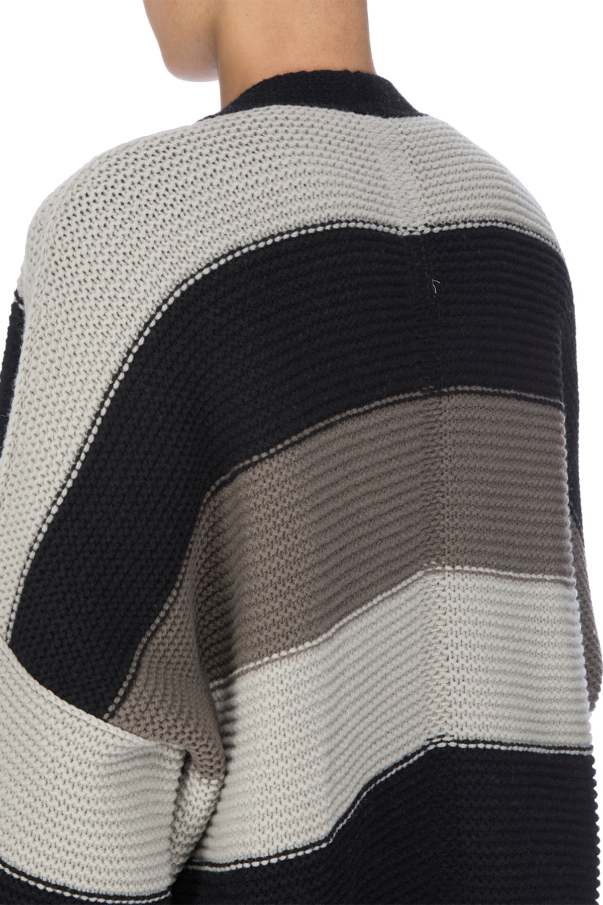 Rick Owence カーディガン ブラック グレー RICK OWENS | PITTI CARDIGAN