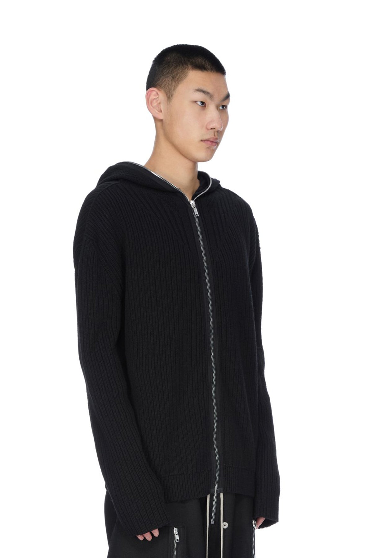 リック風 RICK OWENS | ZIPPED HOODIE