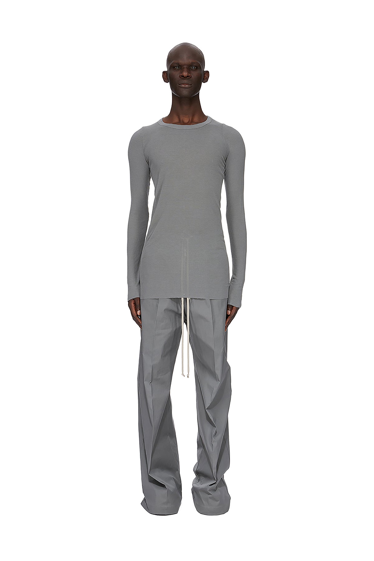 RICK OWENS | RIB LONG SLEEVE TEE