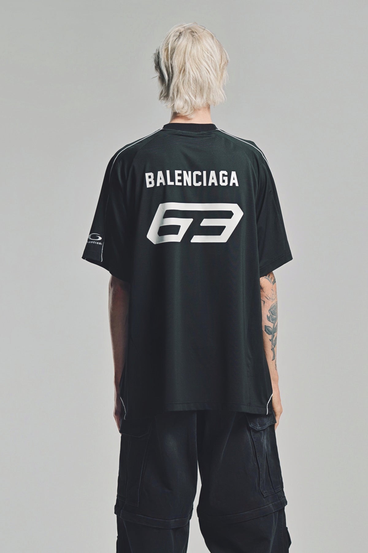BALENCIAGA | AUTOMOBILI LAMBORGHINI OVERSIZED SOCCER T-SHIRT