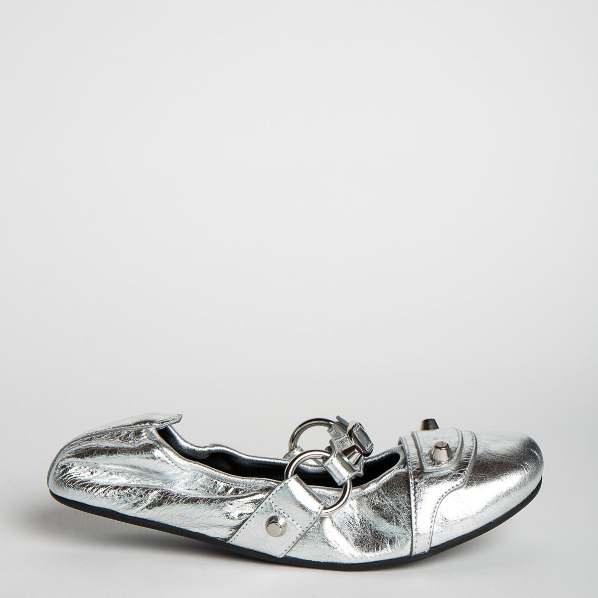 silver dress flats BALENCIAGA