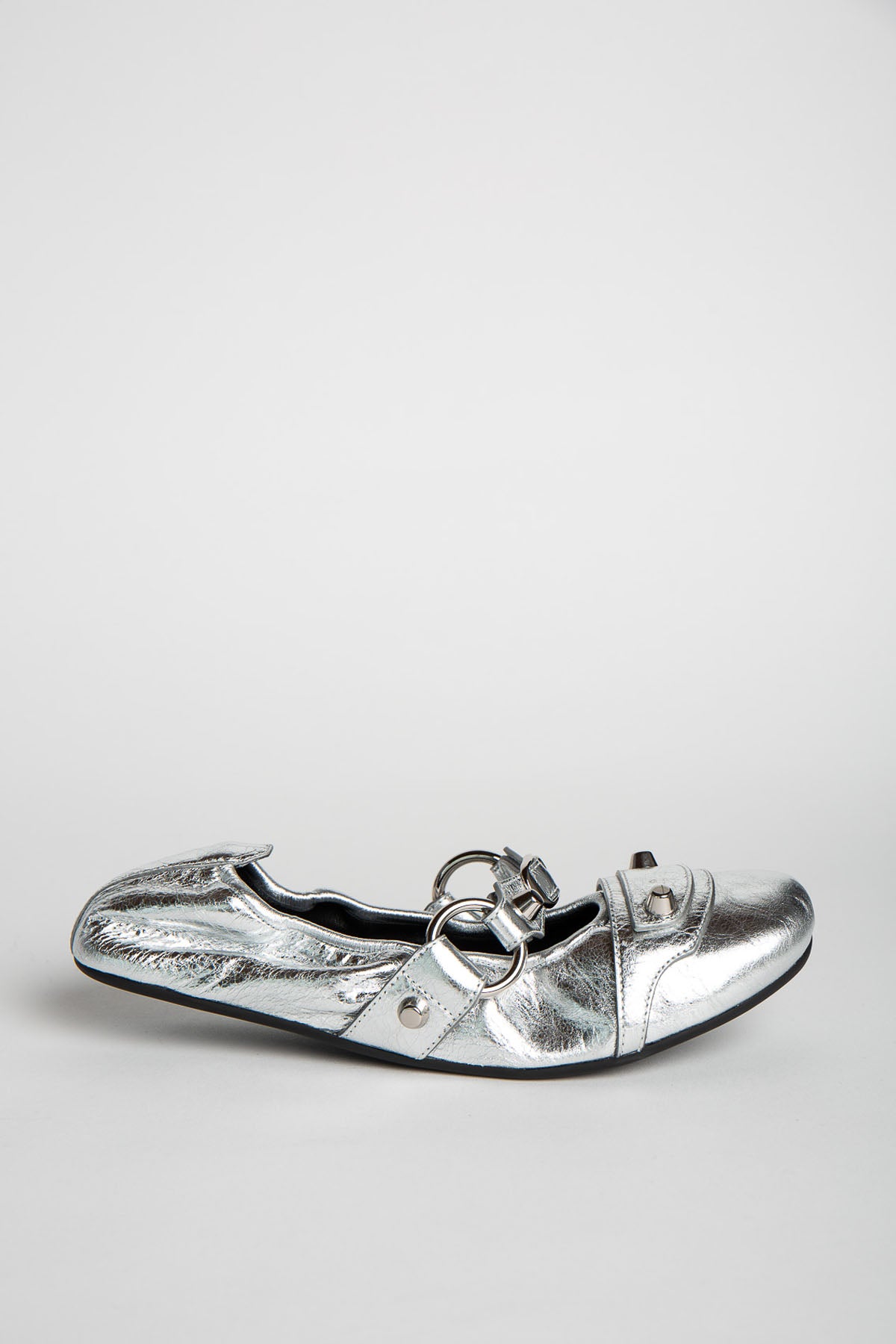 BALENCIAGA | SILVER CITY BALLET FLATS
