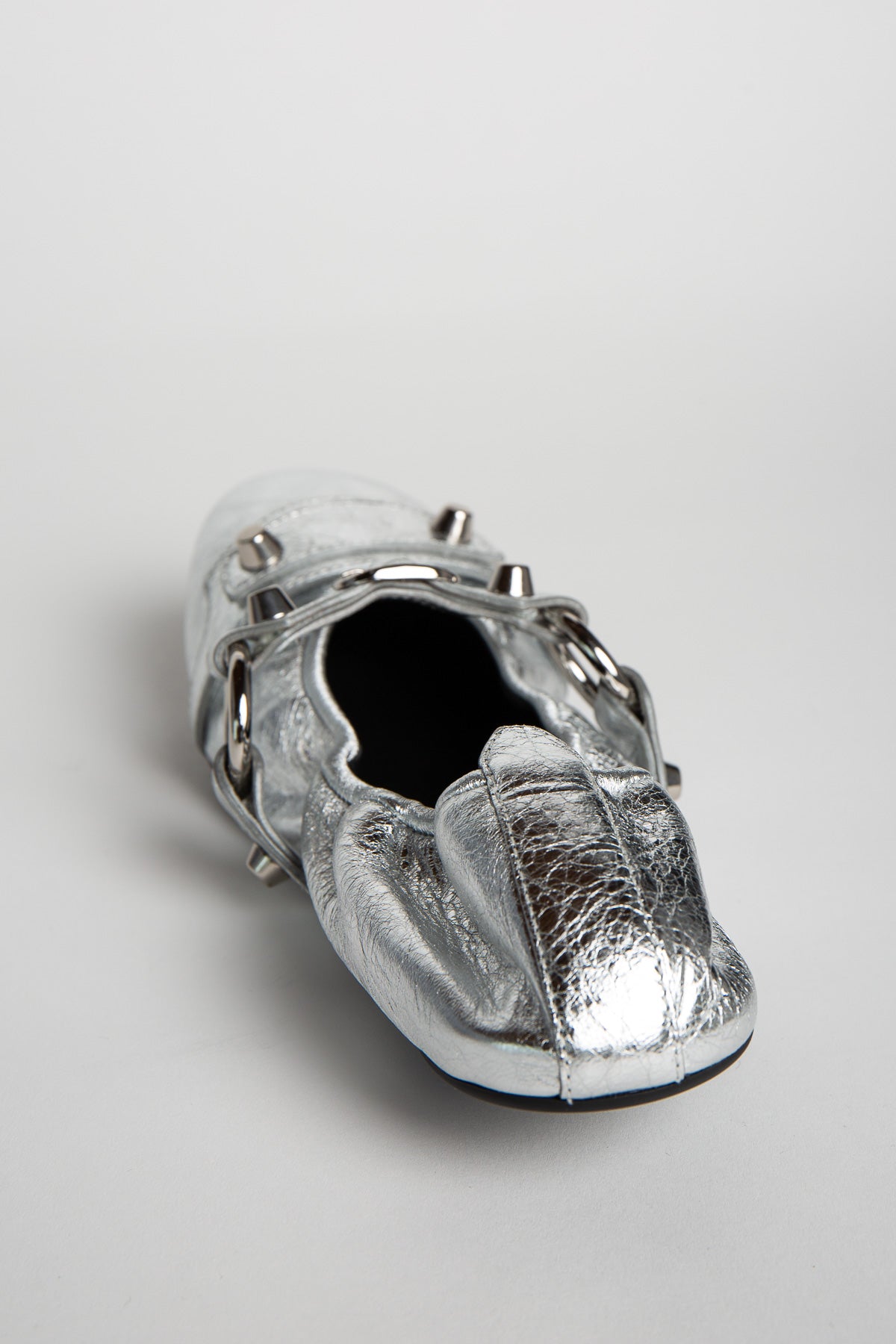 BALENCIAGA | SILVER CITY BALLET FLATS