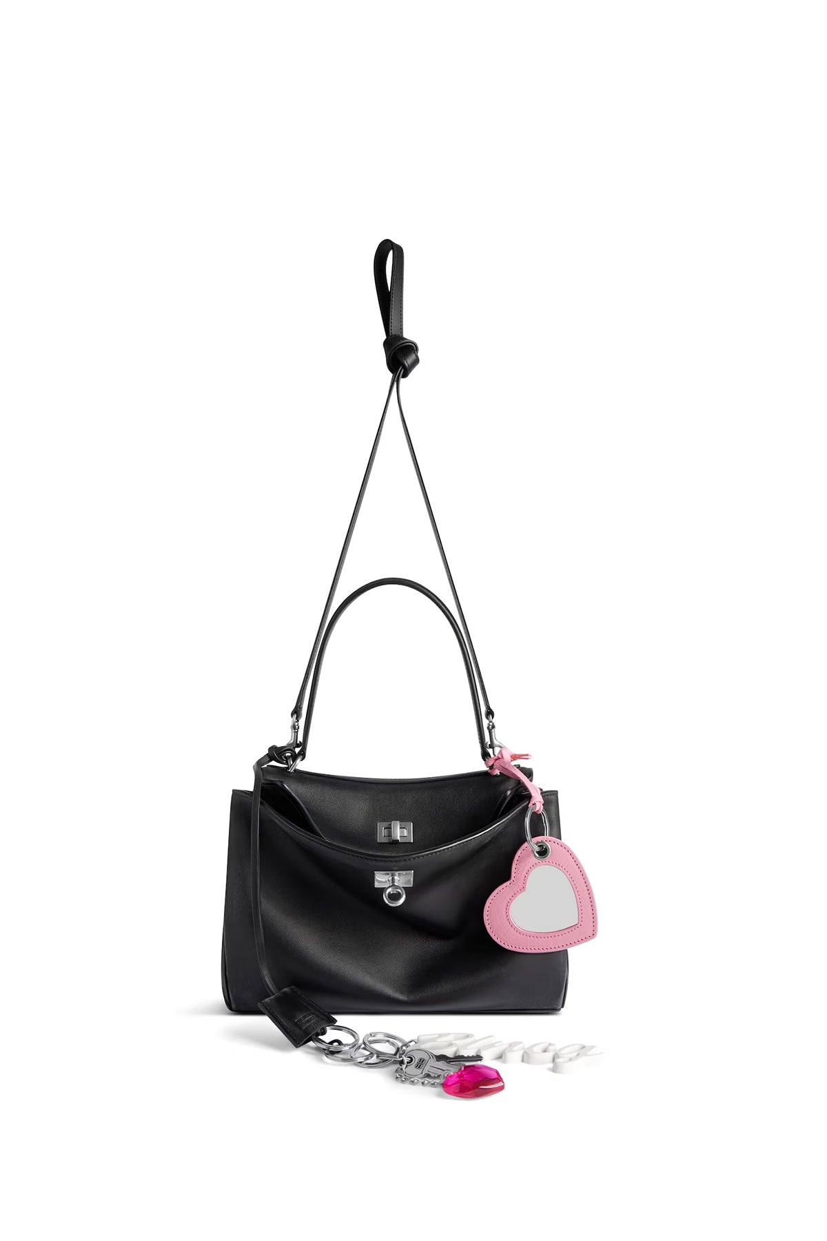 BALENCIAGA | SMALL RODEO HANDBAG WITH ONE CHARM