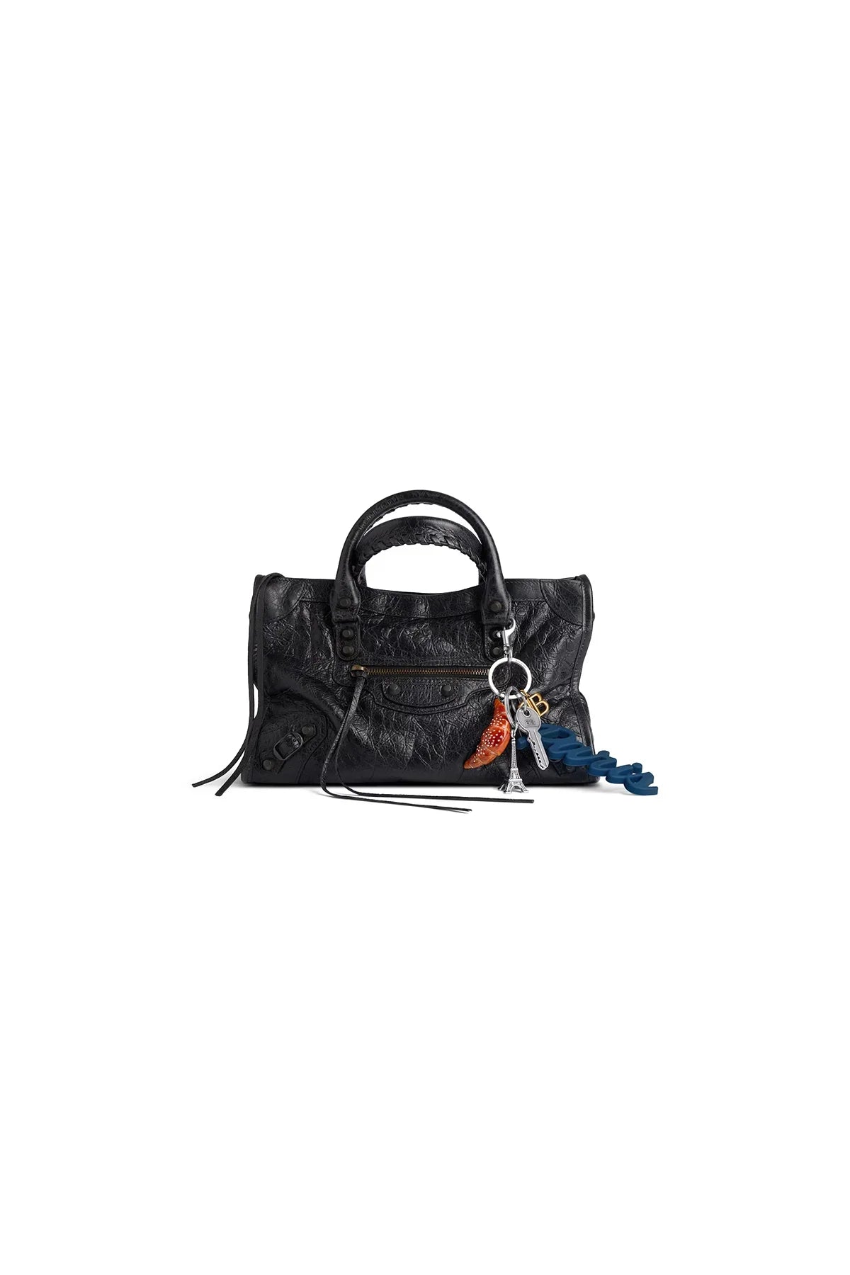 BALENCIAGA | TOURIST PARIS CROISSANT CHARM/KEYCHAIN
