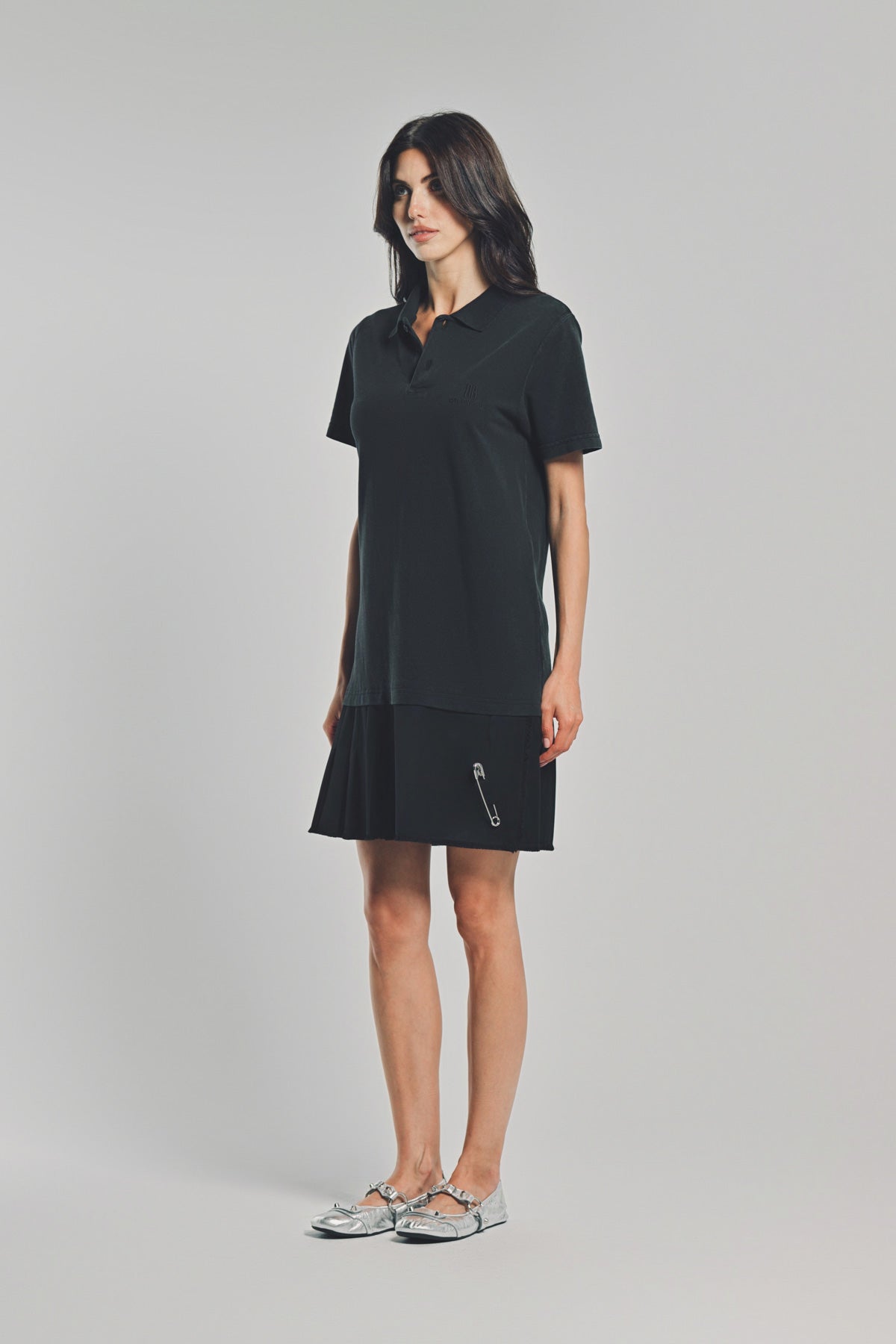 BALENCIAGA | LAYERED POLO DRESS