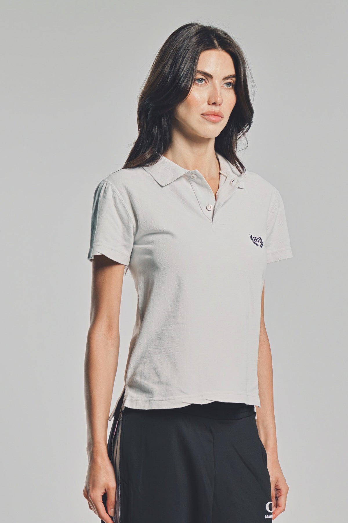 Balenciaga L/S POLO garde-robe バレンシアガ ポロ Balenciaga Black BB Garderobe Polo Balenciaga
