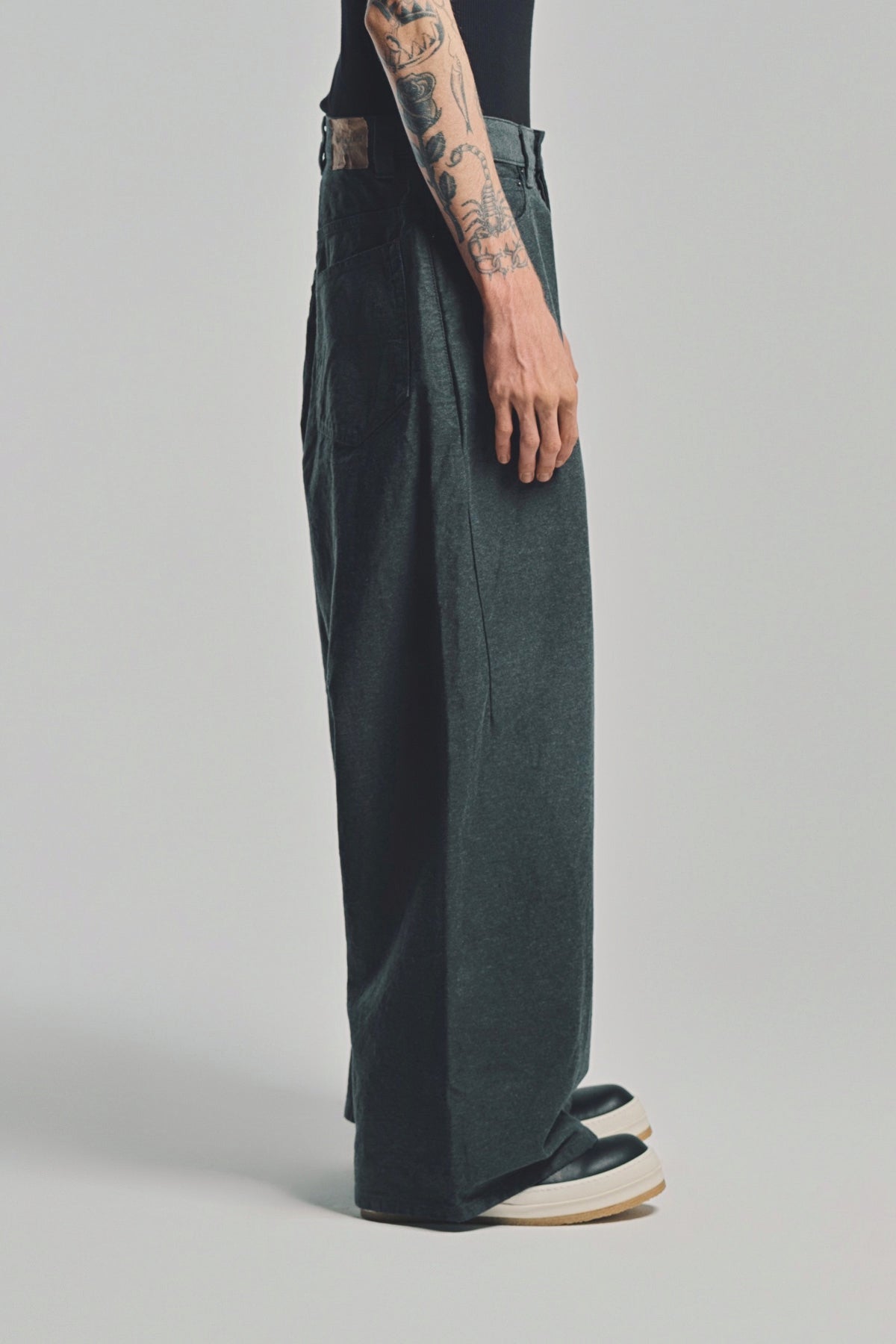 BALENCIAGA PARIS 6pocket ドレープ ワイド スラックス BALENCIAGA | OVERSIZE BAGGY JEANS