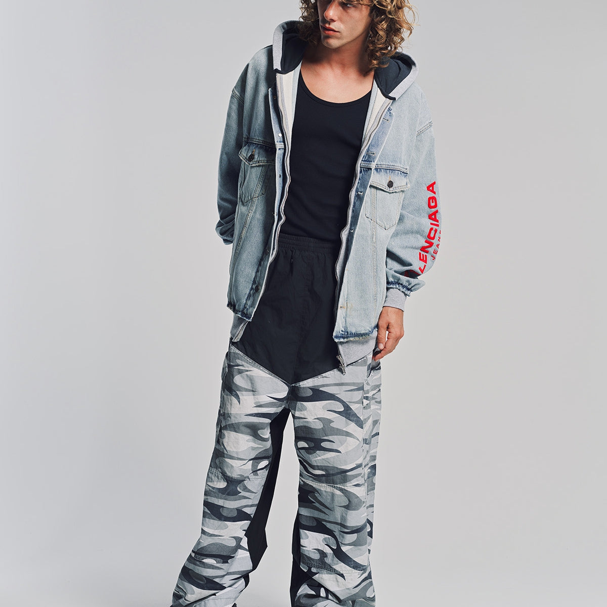 BALENCIAGA | CUT-UP TRACKSUIT PANTS