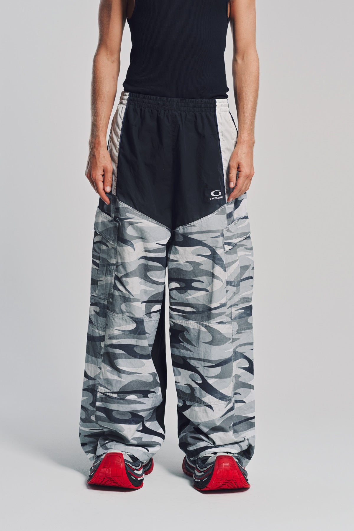 BALENCIAGA | CUT-UP TRACKSUIT PANTS
