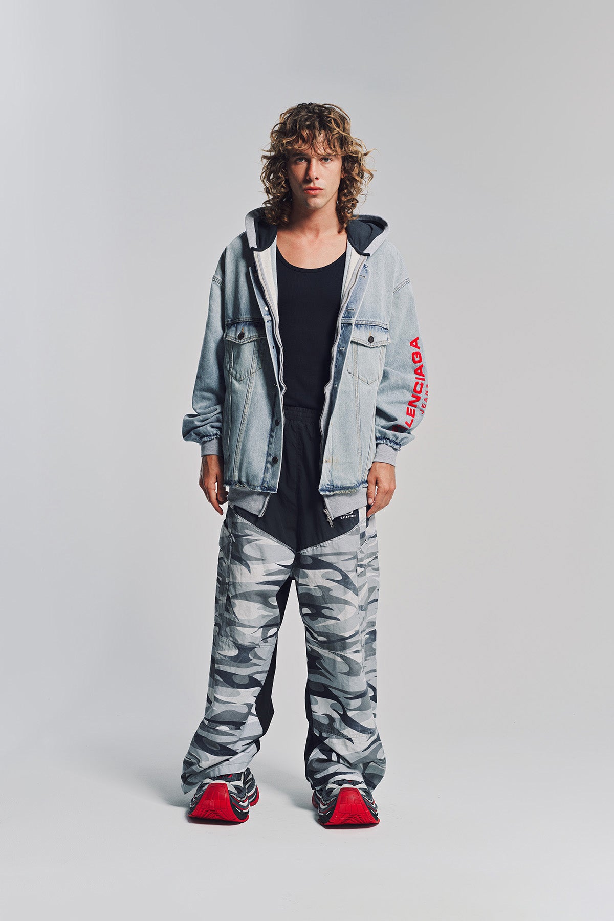 BALENCIAGA | CUT-UP HOODIE JACKET