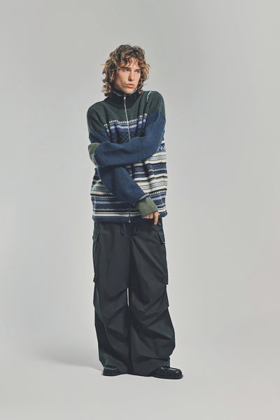 MARNI | ZIP-UP TURTLENECK CARDIGAN