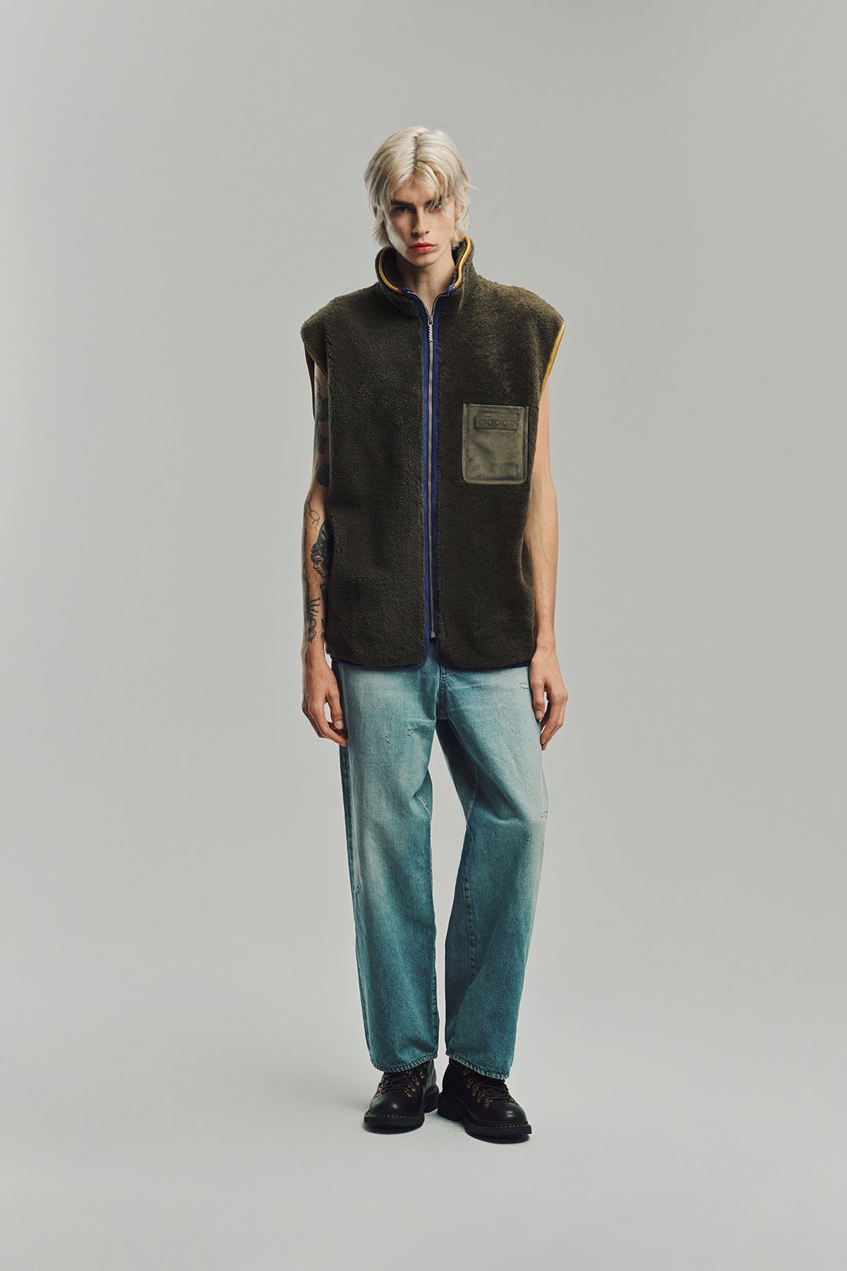 MARNI | VELVET PRINTED TROUSERS
