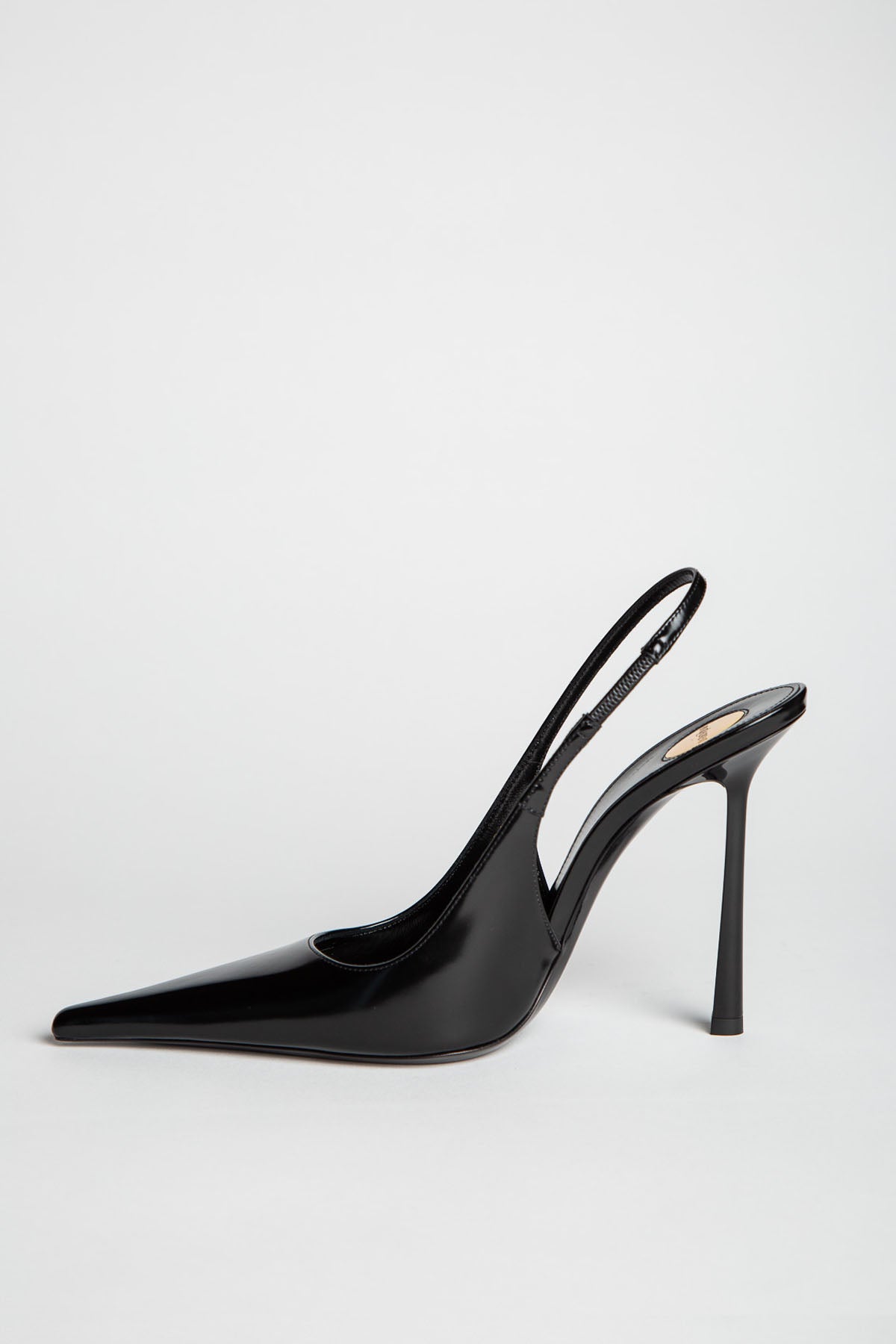 SAINT LAURENT | VENDOME SLINGBACK PUMPS IN GLAZED LEATHER