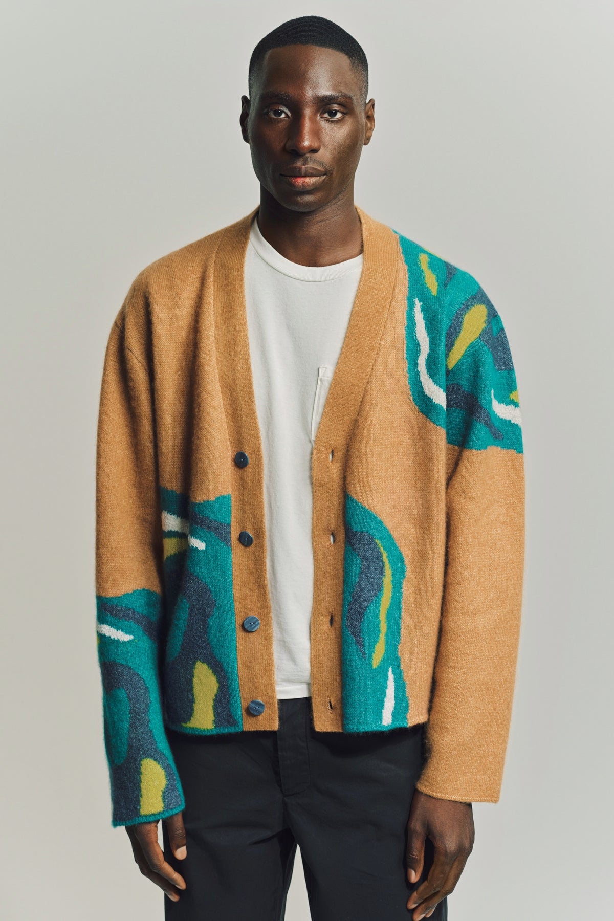 THE ELDER STATESMAN | GEODE NIMBUS RAGLAN CARDIGAN