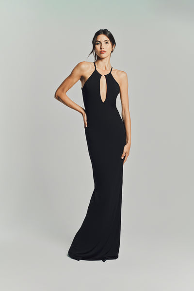 TOM FORD | HALTERNECK EVENING DRESS WITH CUT OUT TOM FORD | HALTERNECK EVENING DRESS WITH CUT OUT