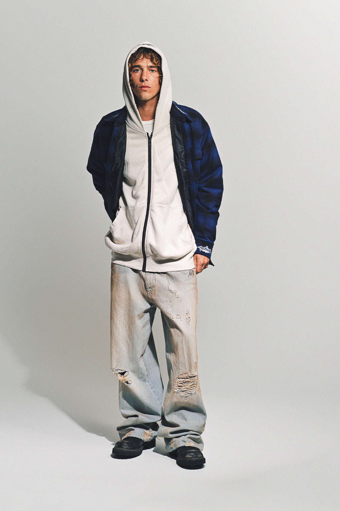 WARREN LOTAS | BAGGY PRINTED JEANS