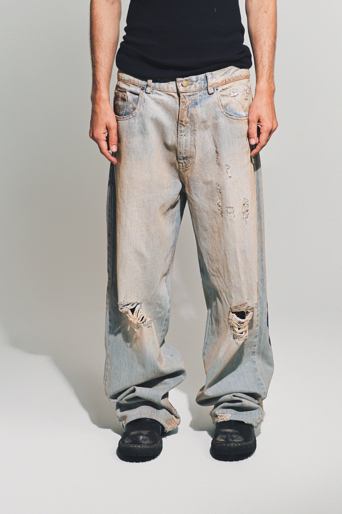 WARREN LOTAS | BAGGY PRINTED JEANS