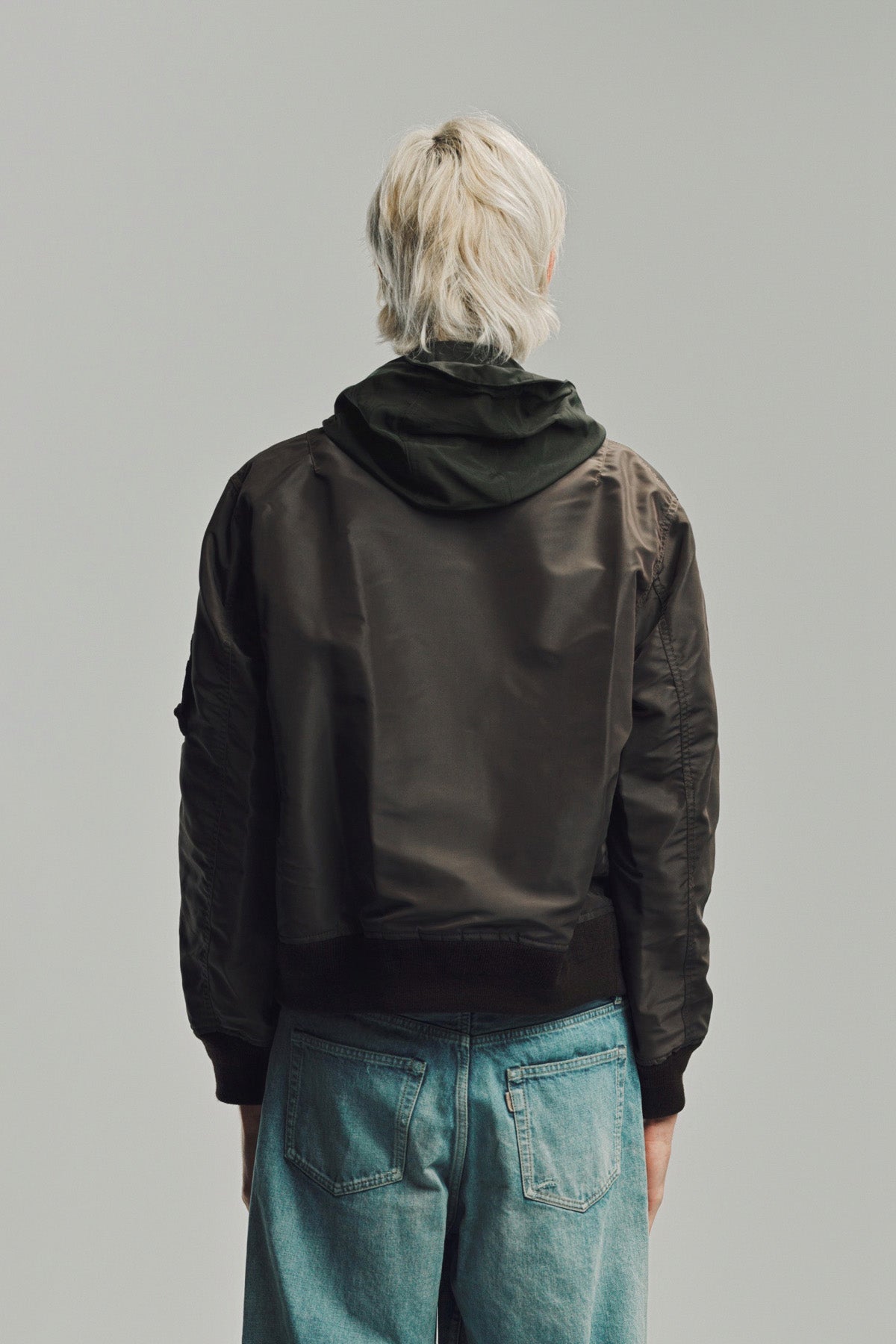 SACAI | NYLON TWILL X GROSGRAIN BLOUSON
