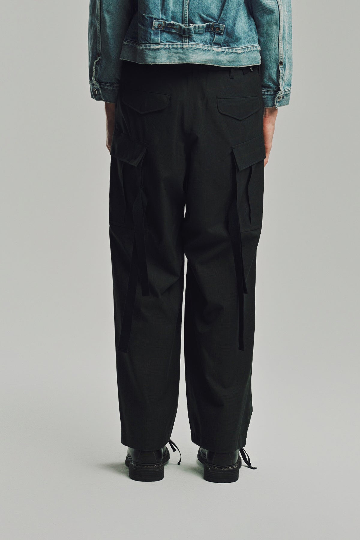 SACAI | GLEN CHECK PANTS