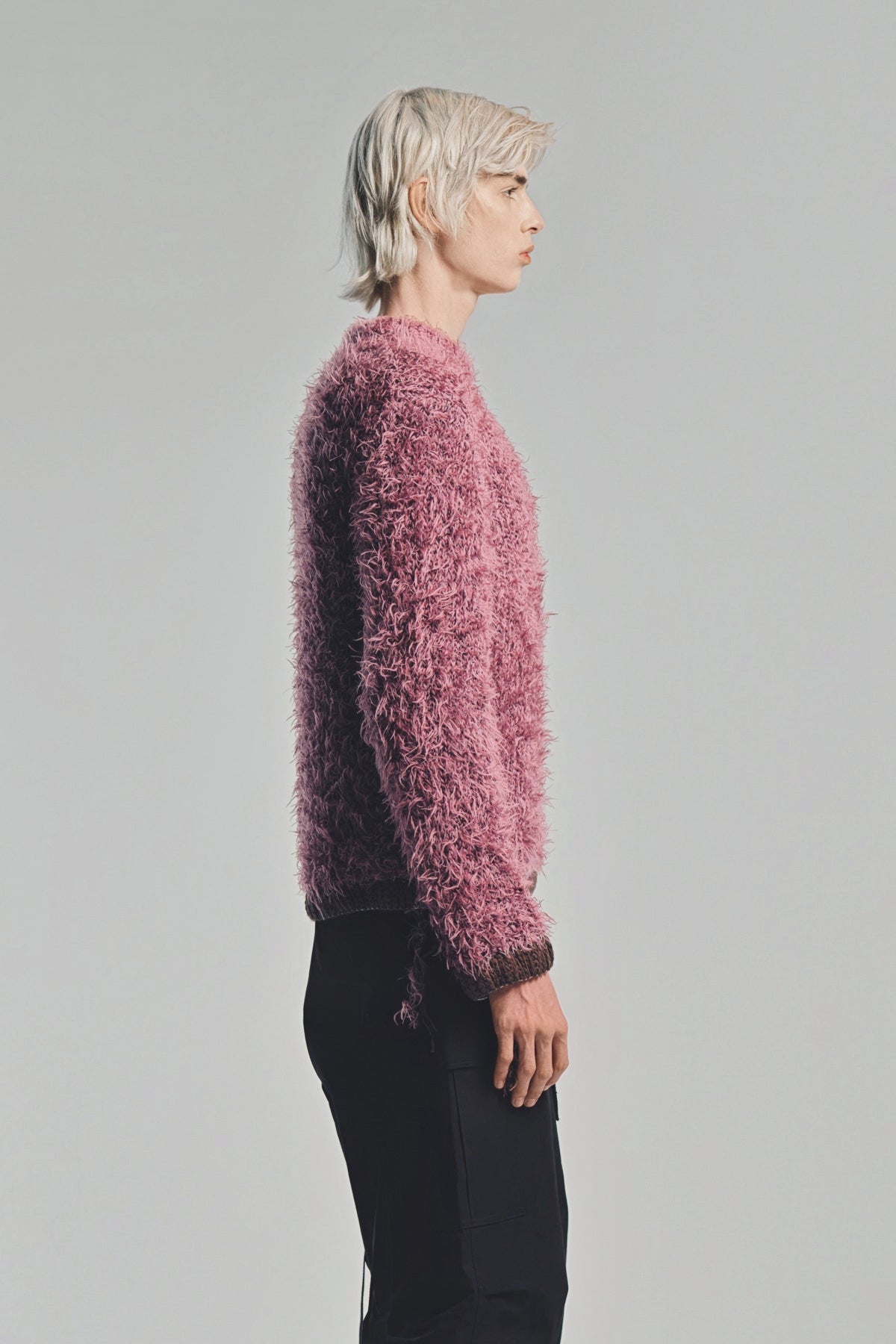 SACAI | FURRY KNIT SWEATER