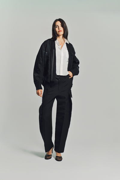 パンツ sacai Double-Faced Silk Cotton Pants SACAI | DOUBLE-FACED SILK COTTON PANTS