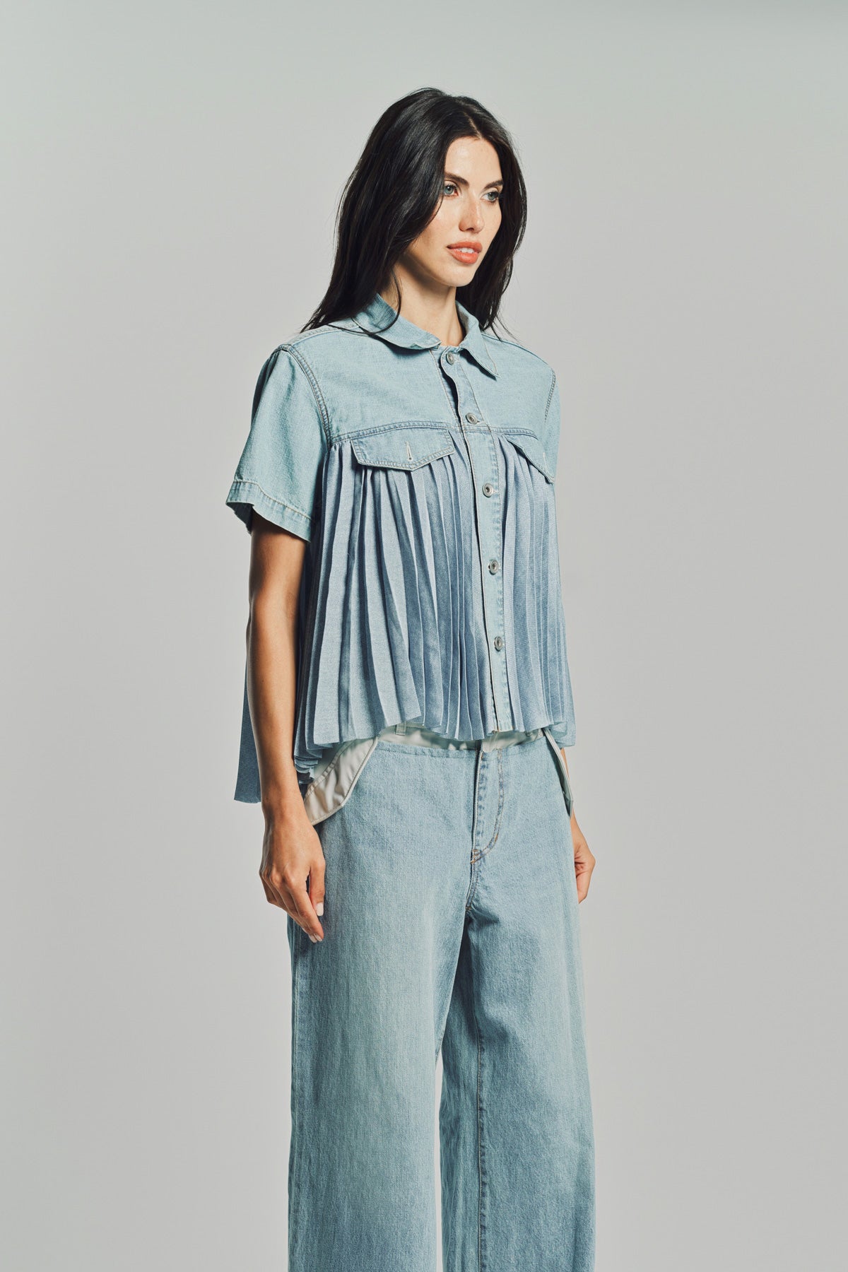 SACAI | DENIM SHIRT