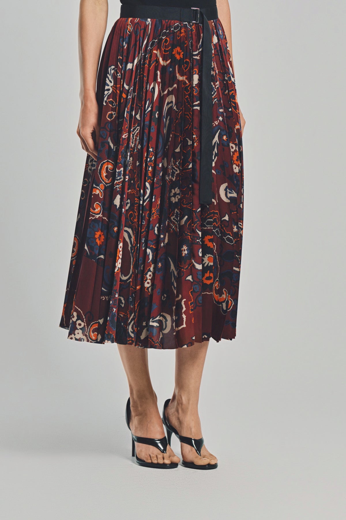 スカート Sacai Floral print skirt Blue SACAI | FLORAL PRINT SKIRT