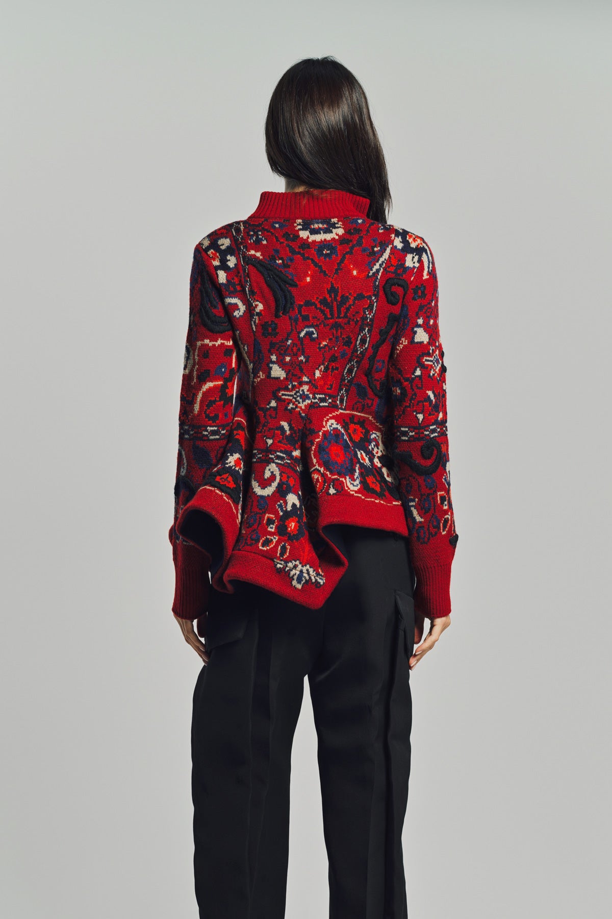 SACAI | FLORAL JACQUARD BLOUSON