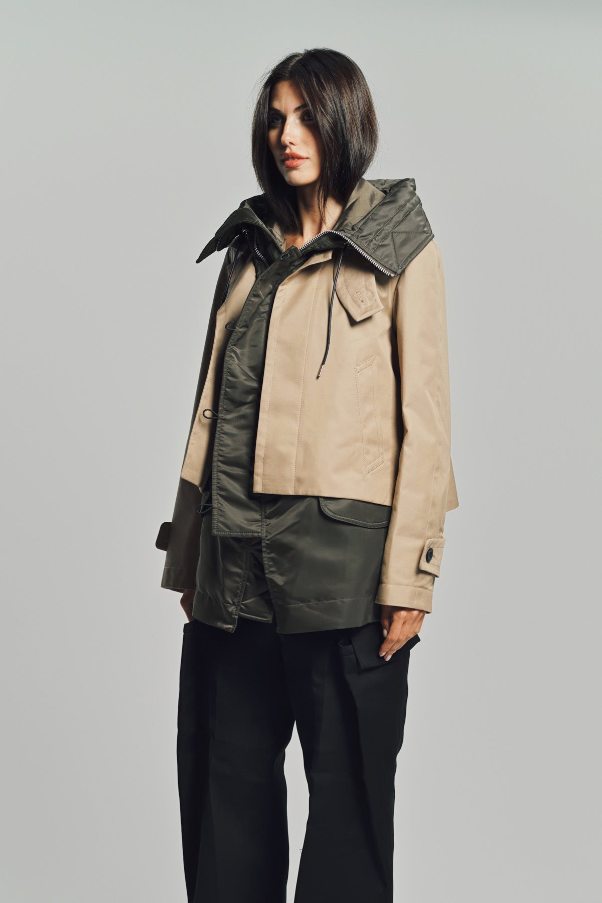 SACAI | COTTON GABARDINE BLOUSON