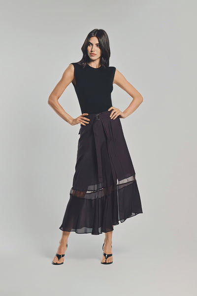 SACAI | SUITING MIX SKIRT