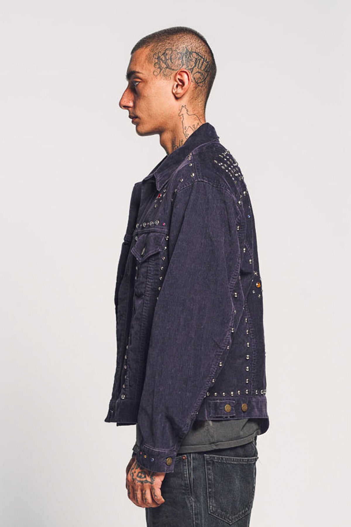 NEEDLES | STUDDED JEAN JACKET