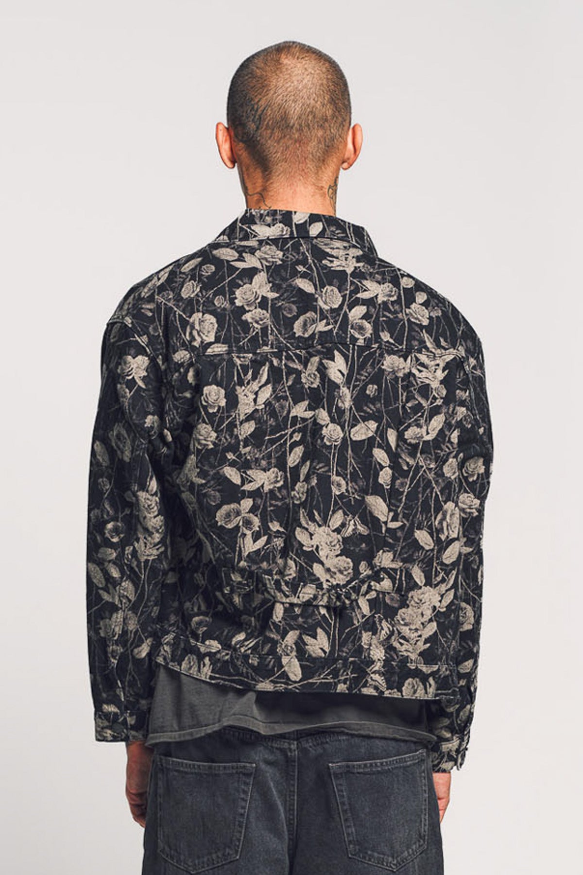 NEEDLES | ROSE PRINT DEDNIM JACKET