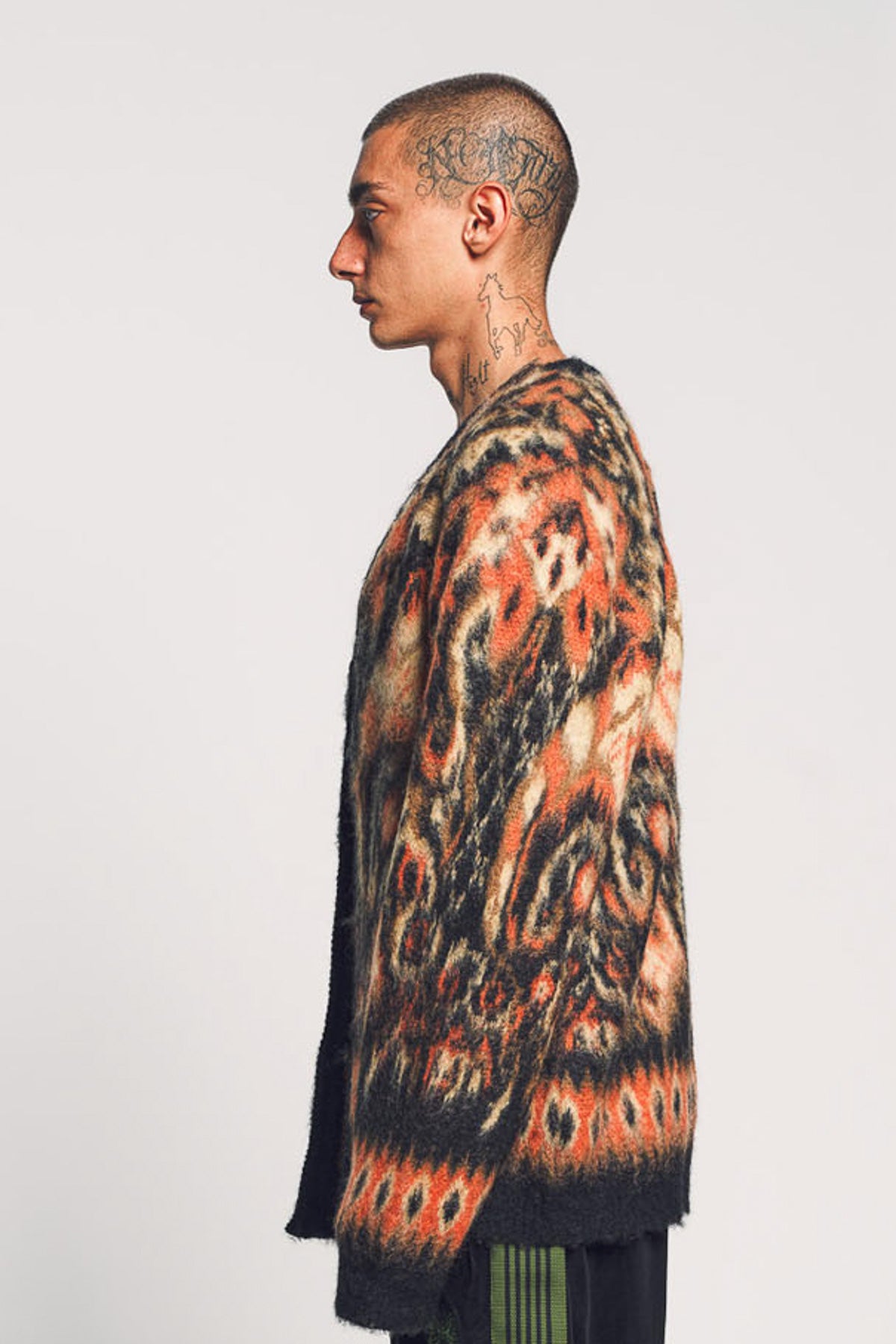 NEEDLES | PAISLEY MOHAIR CARDIGAN