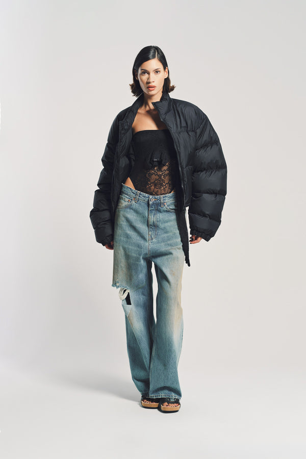 VETEMENTS | DOUBLE LOGO PUFFER JACKET