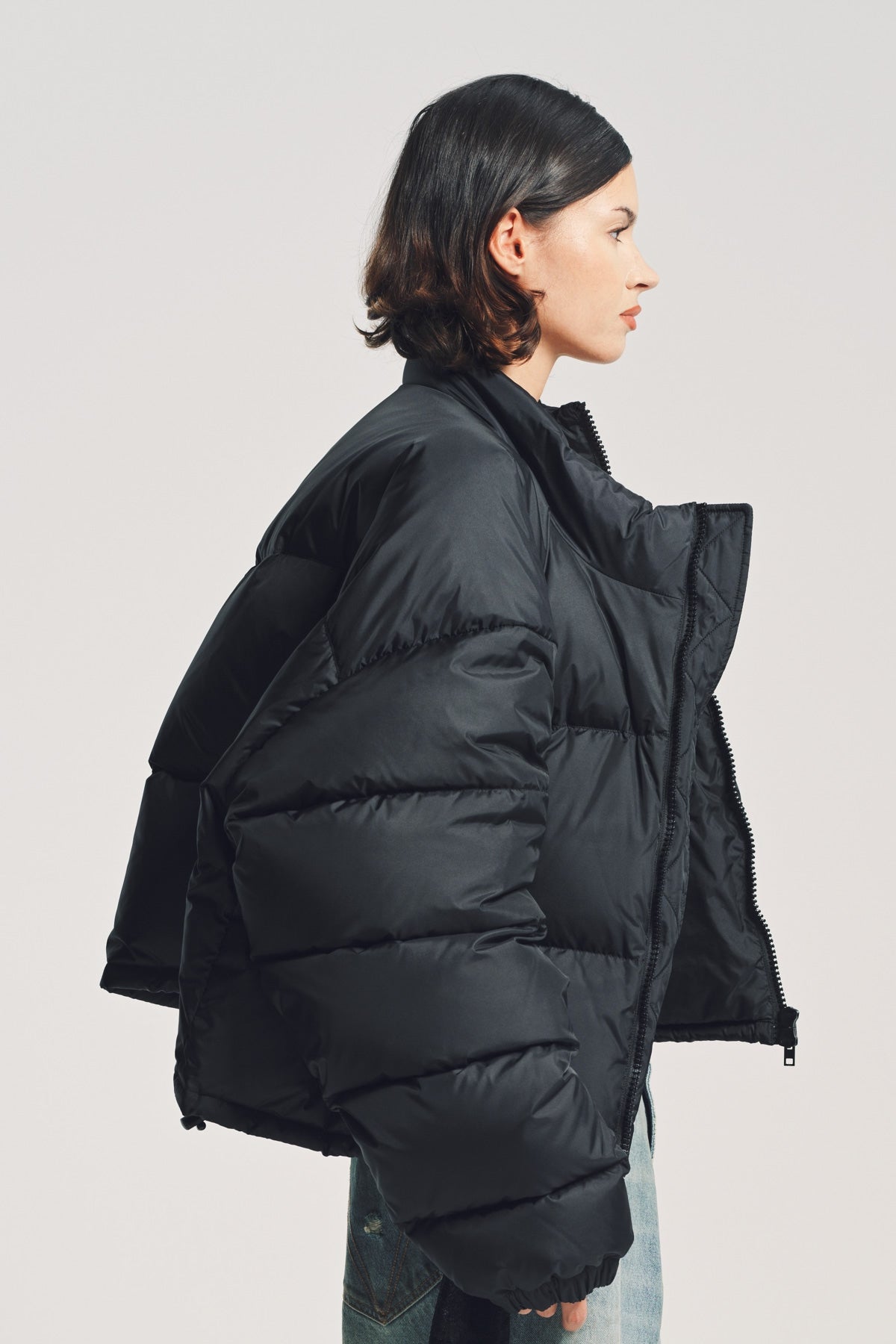 VETEMENTS | DOUBLE LOGO PUFFER JACKET