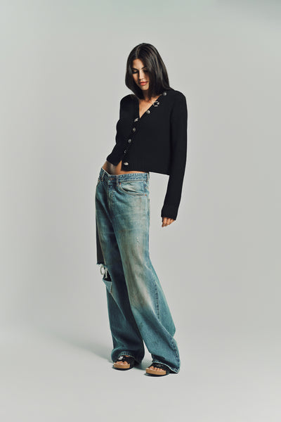 VETEMENTS | DISTRESSED BAGGY JEANS
