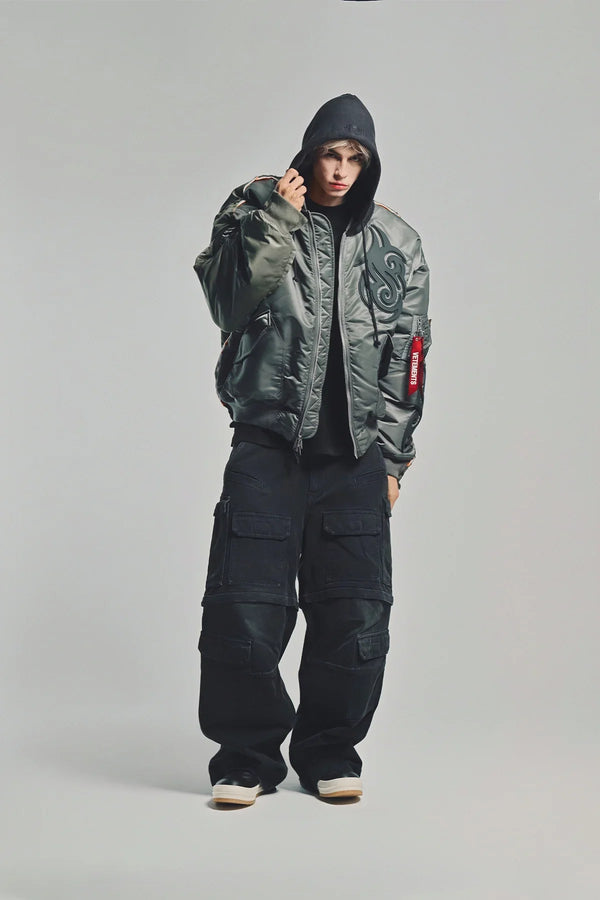VETEMENTS | TRIBAL REWORK BOMBER JACKET